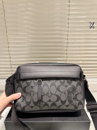 Coach Signature Camera Bag Black view 3