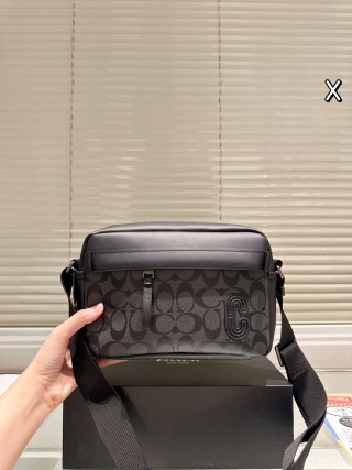 Coach Signature Camera Bag Black view 4
