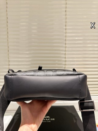Coach Signature Camera Bag Black view 7