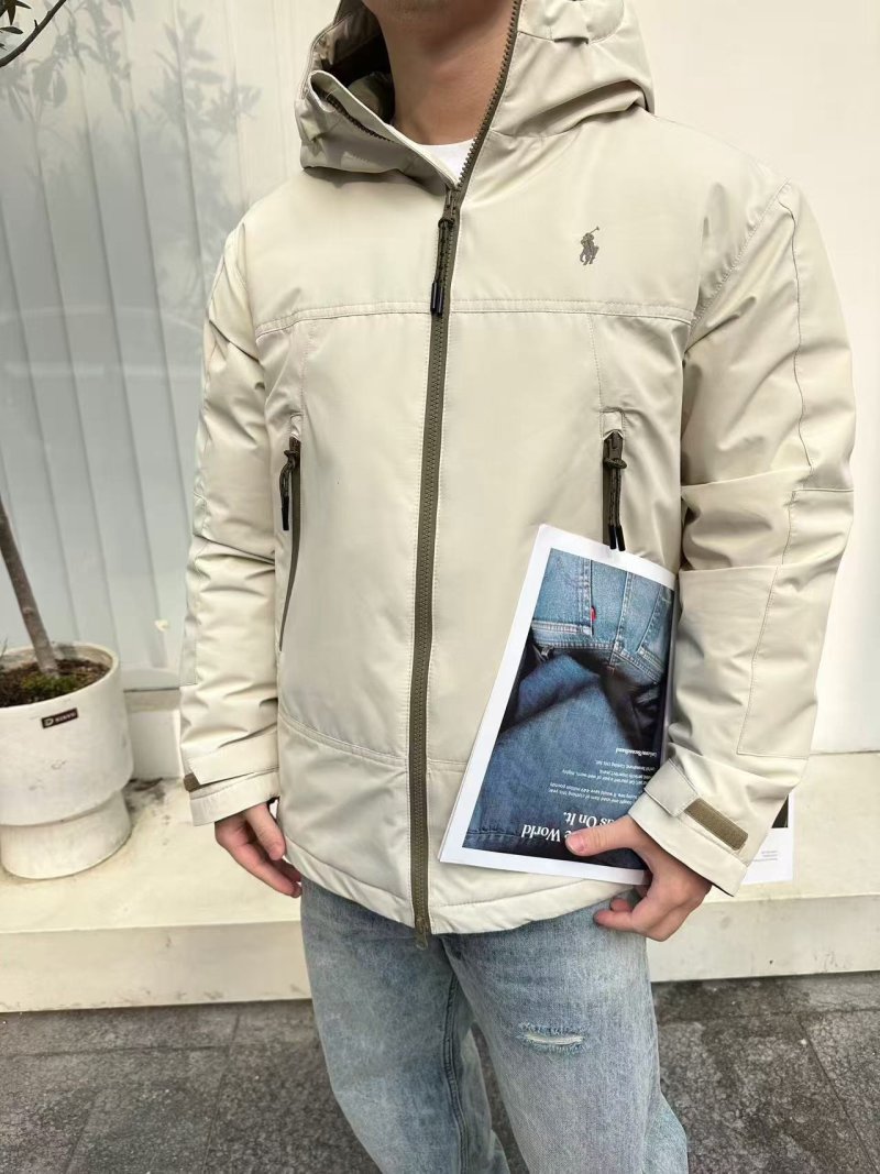 Polo Ralph Lauren Cream Down Puffer Jacket