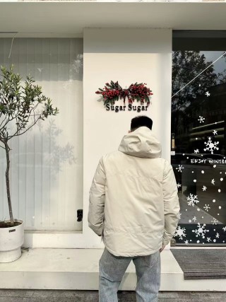 Polo Ralph Lauren Cream Down Puffer Jacket view 3