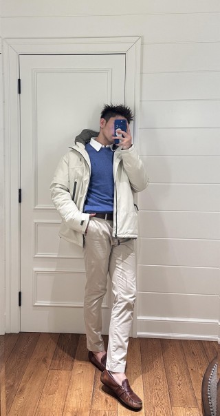 Polo Ralph Lauren Cream Down Puffer Jacket view 8