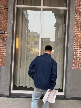 Chrome Hearts Denim Shirt Navy Blue view 6
