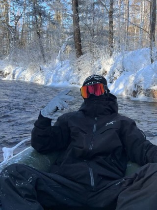 Arc'teryx Black Down Puffer Jacket view 3