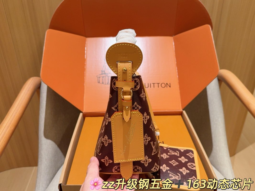 Louis Vuitton ALL IN BB Monogram Bucket Bag Brown view