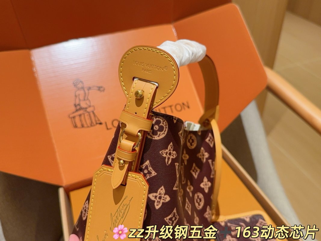 Louis Vuitton ALL IN BB Monogram Bucket Bag Brown view