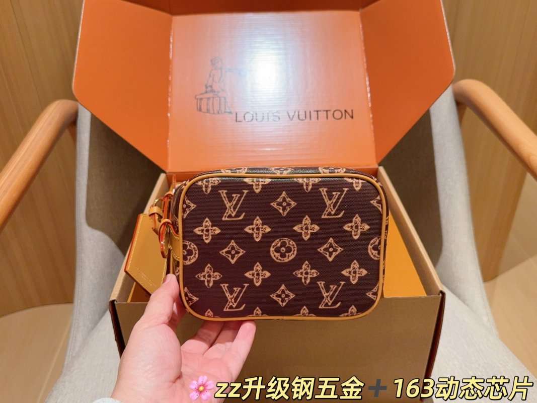 Louis Vuitton ALL IN BB Monogram Bucket Bag Brown view