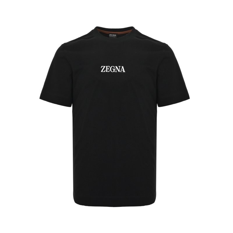 Zegna Black Logo T-Shirt view