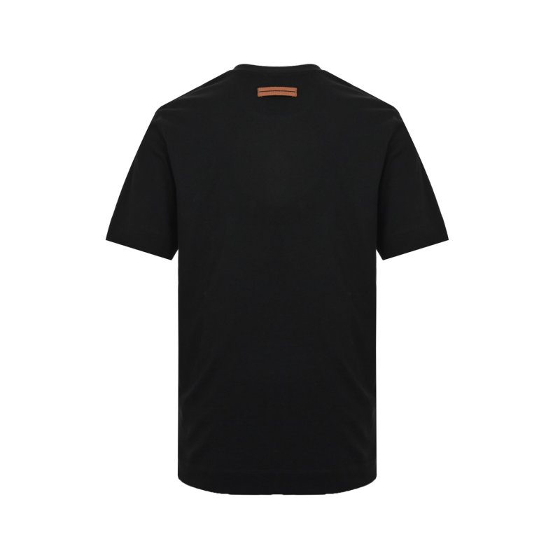 Zegna Black Logo T-Shirt view