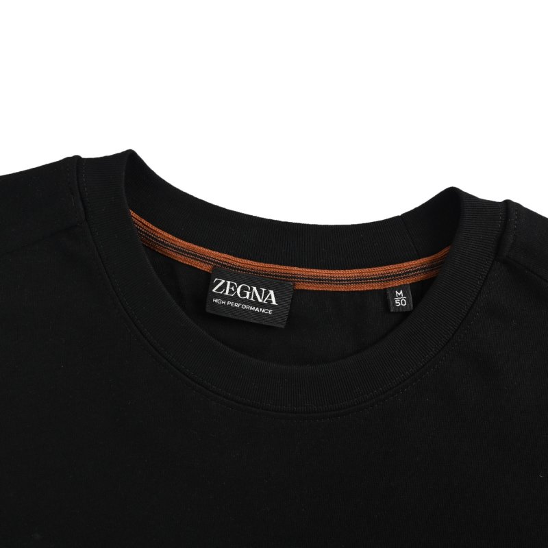 Zegna Black Logo T-Shirt view