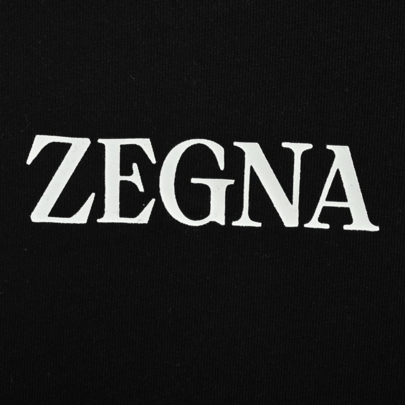 Zegna Black Logo T-Shirt view