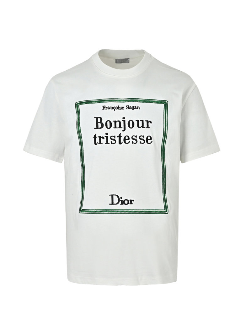 Bonjour Tristesse Graphic Print White T-Shirt view