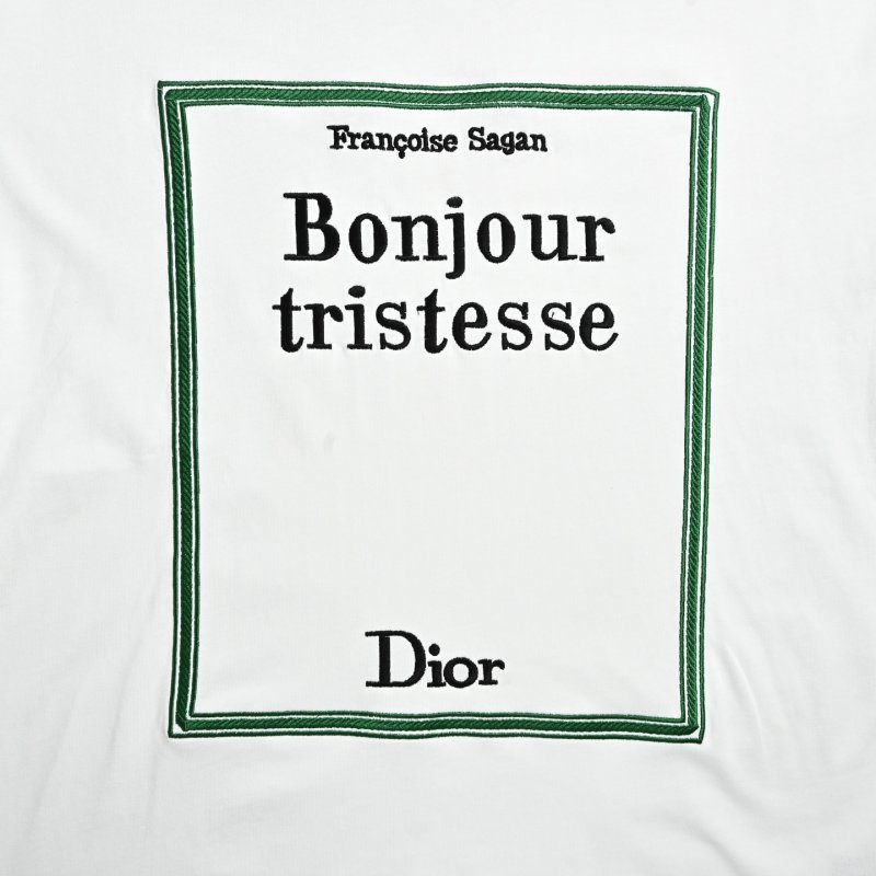 Bonjour Tristesse Graphic Print White T-Shirt view
