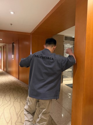 Balenciaga Black Logo T-Shirt view 2