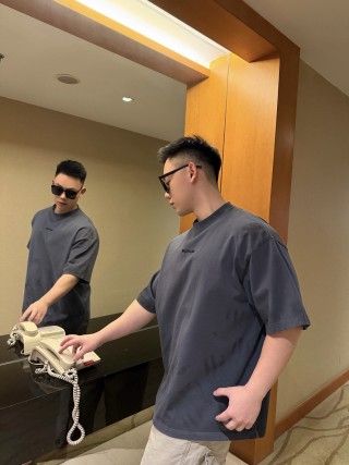 Balenciaga Black Logo T-Shirt view 8