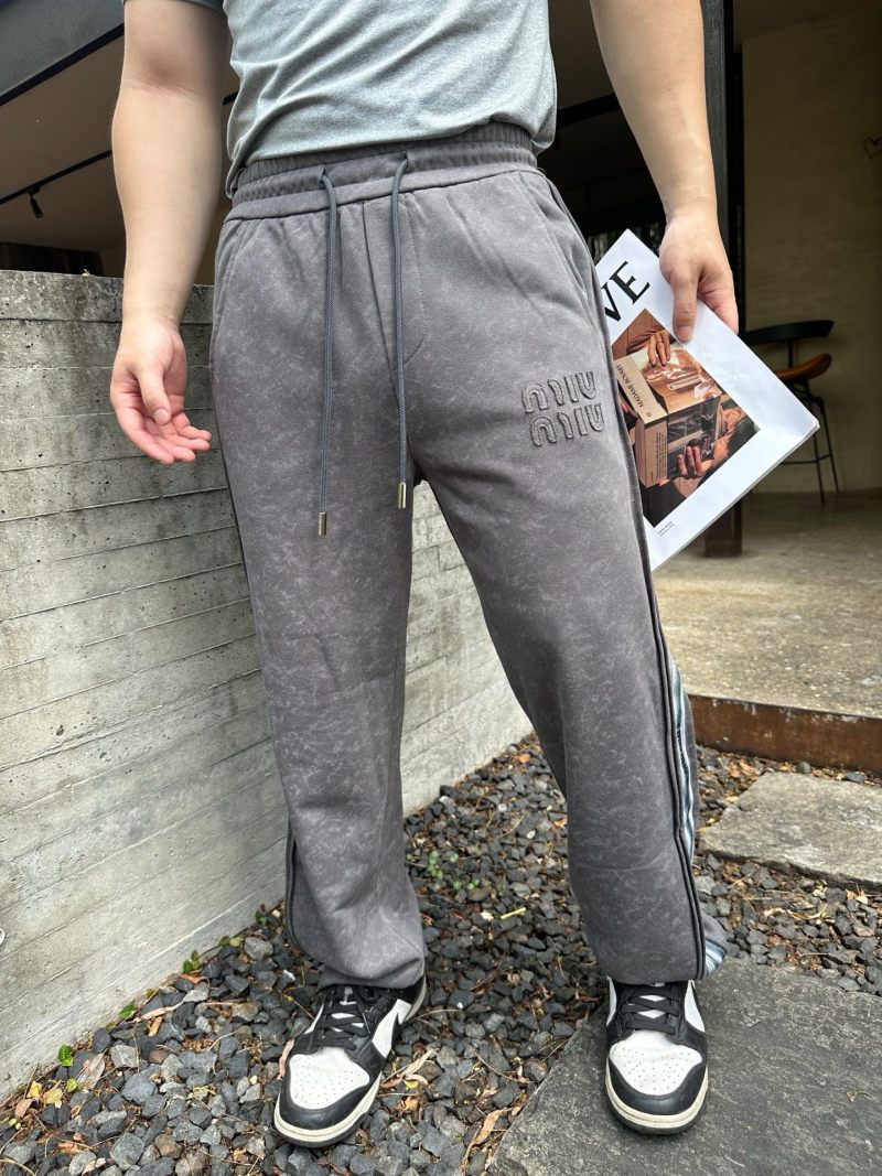Charcoal Grey Relaxed Fit Trousers view