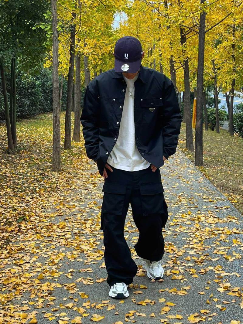 Prada Black Nylon Shirt Jacket view