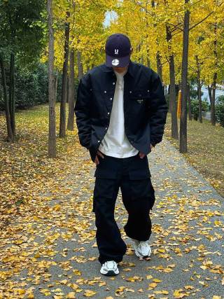 Prada Black Nylon Shirt Jacket view 8