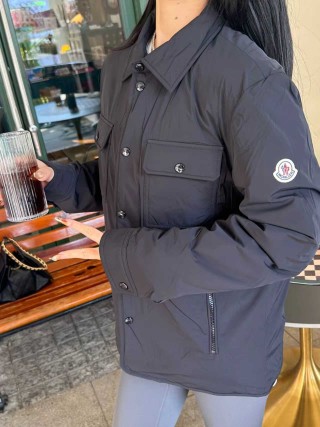 Moncler Black Quilted Down Jacket