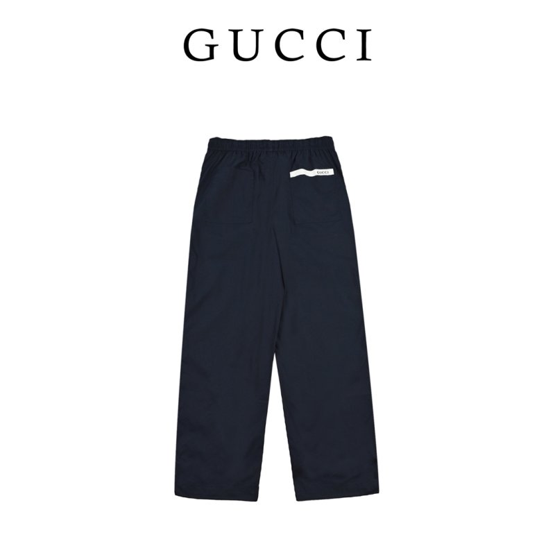 Navy Casual Trousers - Slim Fit Premium Pants view