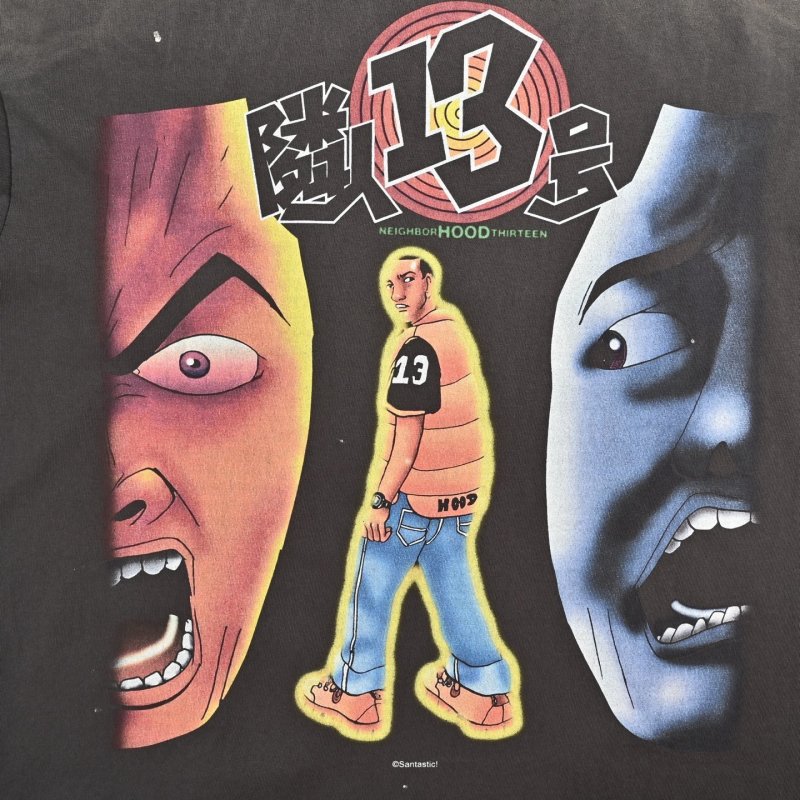 Black Graphic Print Short Sleeve T-Shirt with '13' Design view
