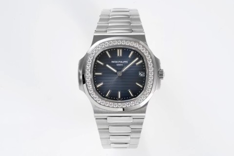 Patek Philippe Nautilus Diamond Bezel Steel Watch