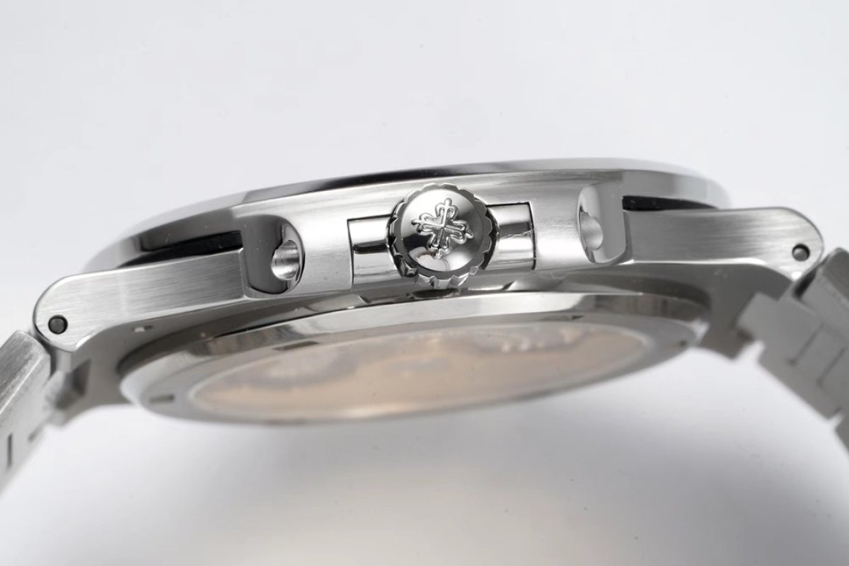 Patek Philippe Nautilus Diamond Bezel Steel Watch view