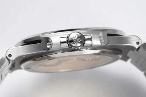 Patek Philippe Nautilus Diamond Bezel Steel Watch view 5
