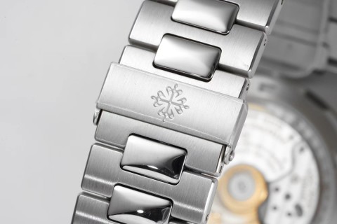 Patek Philippe Nautilus Diamond Bezel Steel Watch view 7