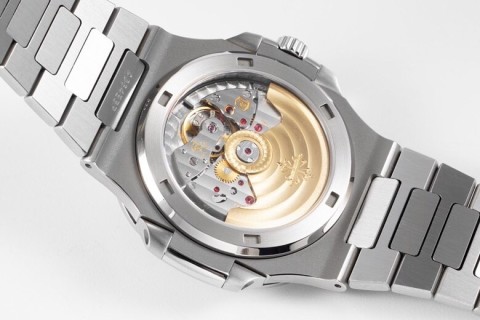 Patek Philippe Nautilus Diamond Bezel Steel Watch view 9