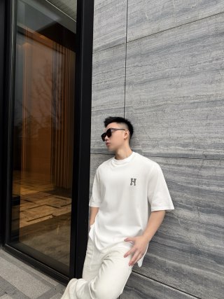 Essentials H Logo White T-Shirt view 2