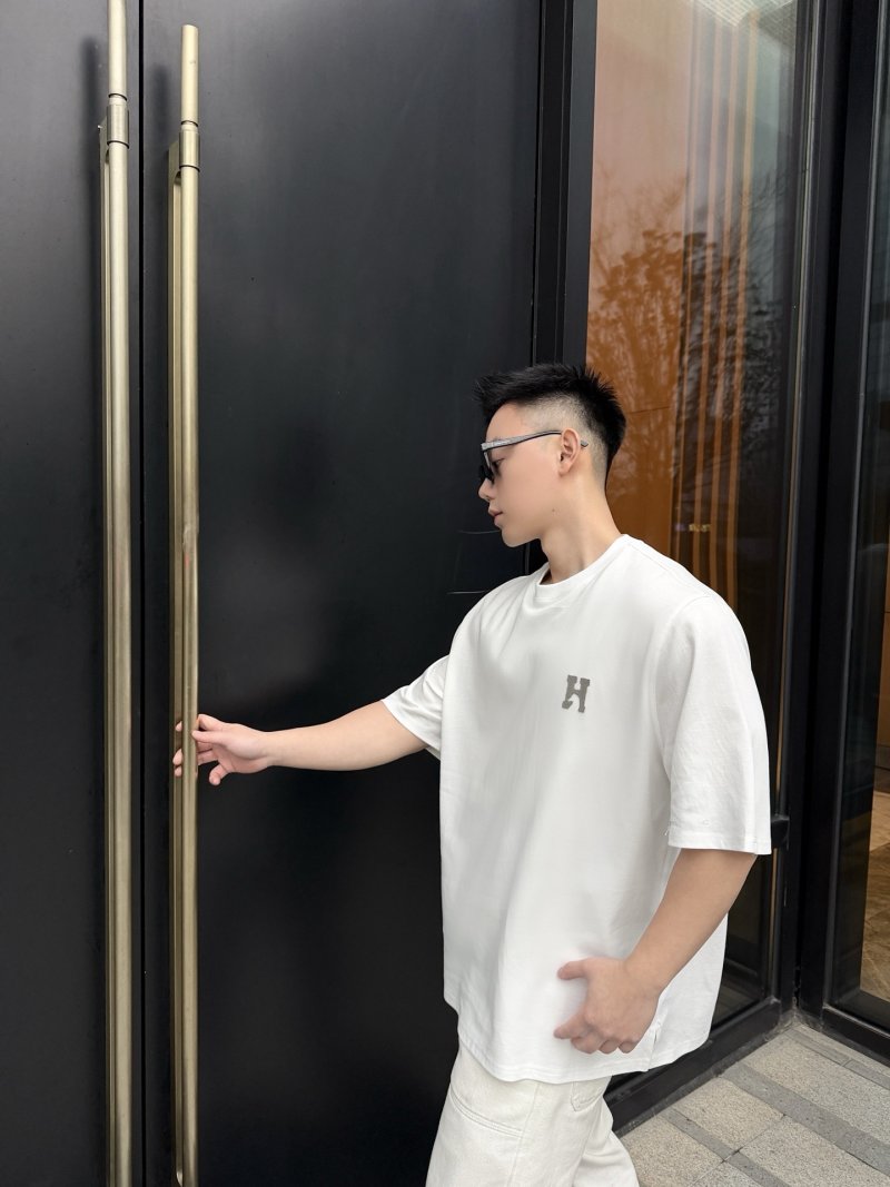 Essentials H Logo White T-Shirt view