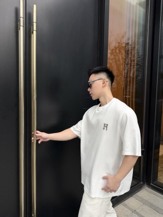 Essentials H Logo White T-Shirt view 4