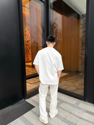 Essentials H Logo White T-Shirt view 5