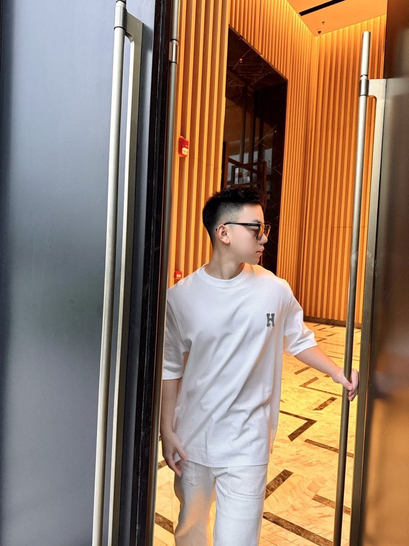 Essentials H Logo White T-Shirt view