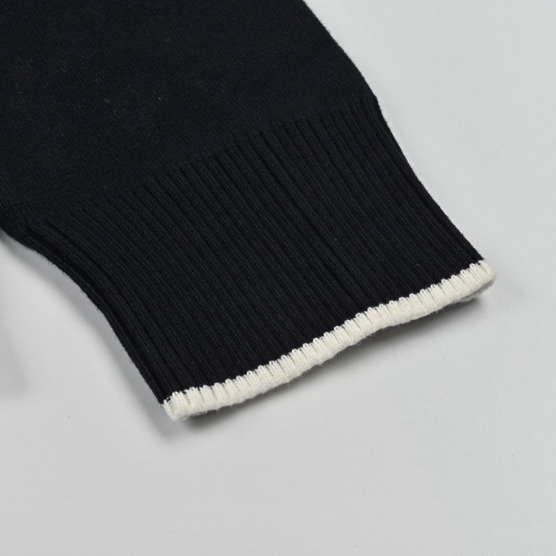 Thom Browne Navy Dachdog Checkered Cardigan view