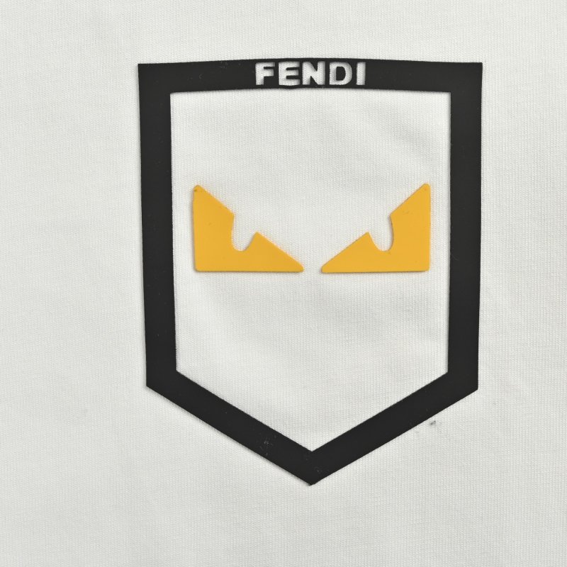 White Pocket Graphic T-Shirt view