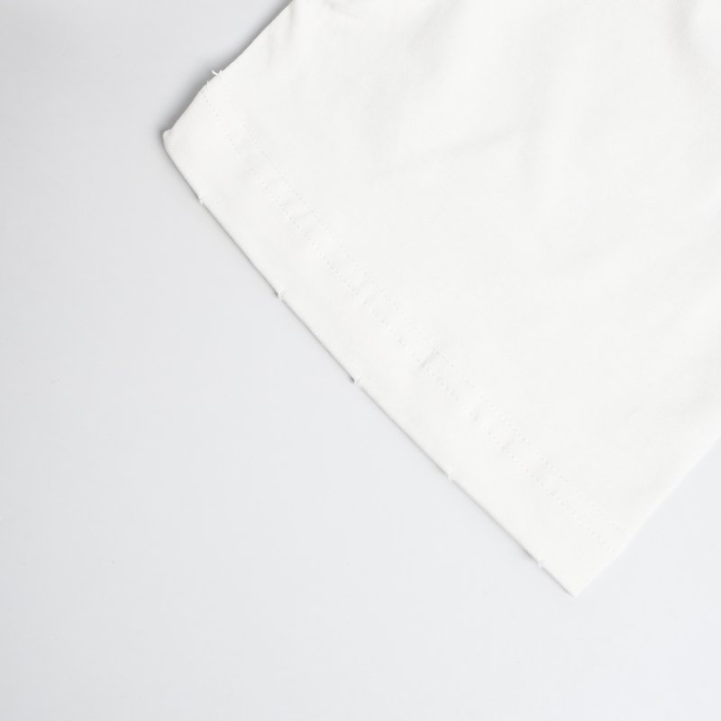 YSL White Monogram Logo Short Sleeve T-Shirt view