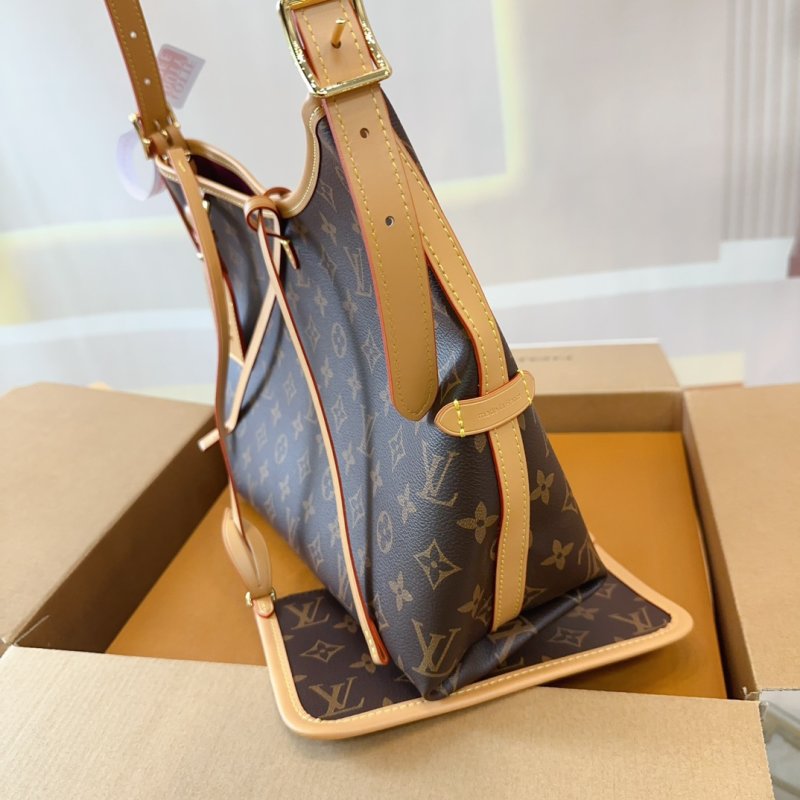Louis Vuitton Monogram Carryall Tote Bag - Brown view