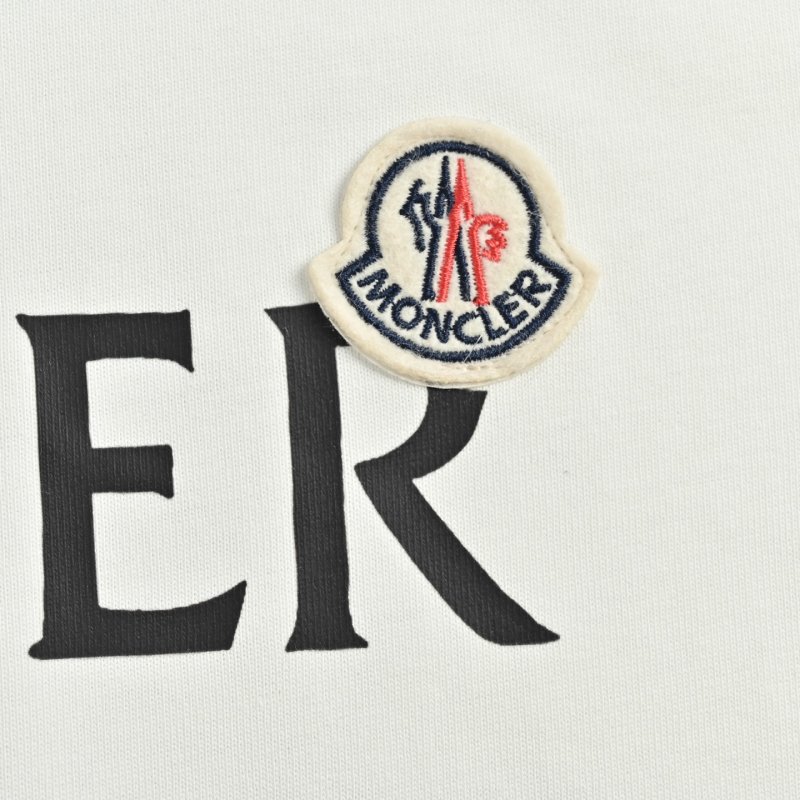 Moncler White Logo T-Shirt view