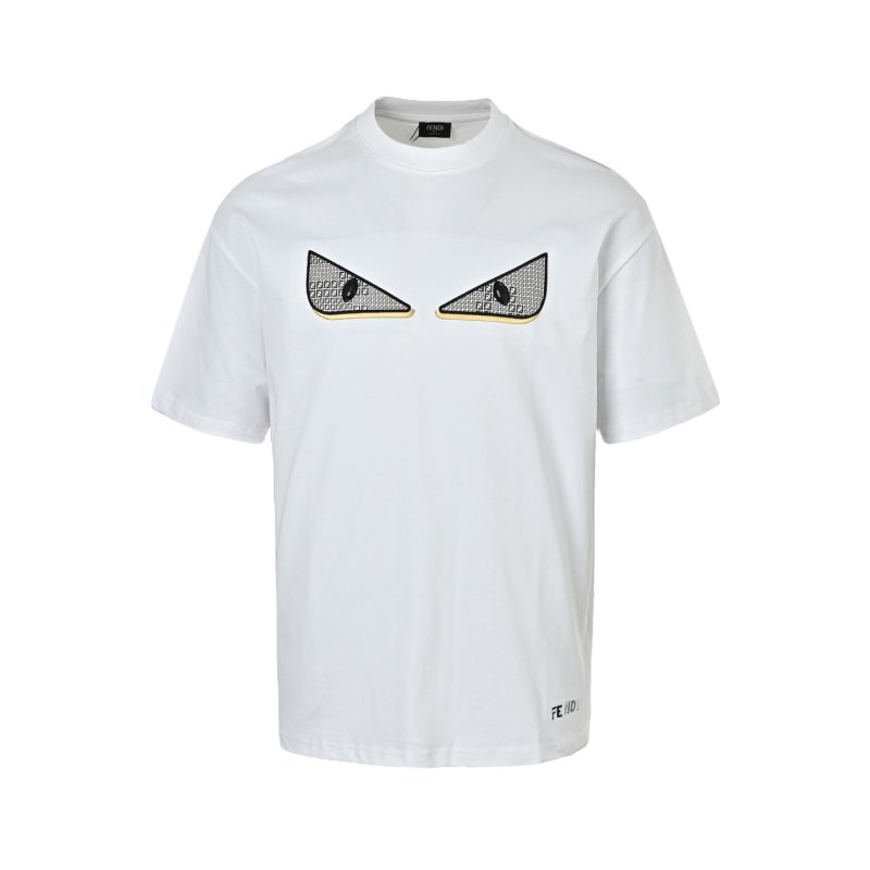 Fendi Monster Eyes White T-Shirt view
