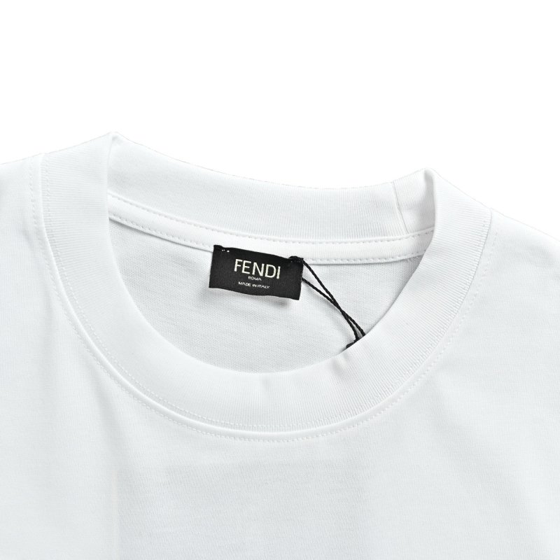 Fendi Monster Eyes White T-Shirt view