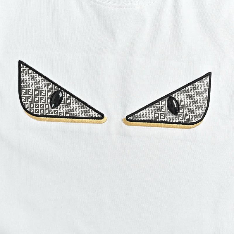 Fendi Monster Eyes White T-Shirt view