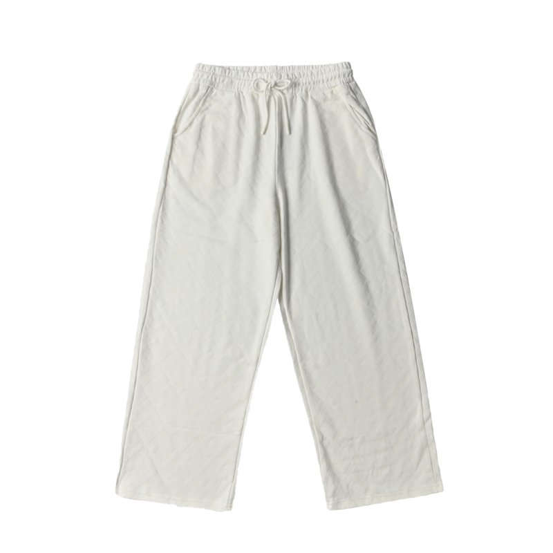 White High-Waist Straight Leg Jeans view