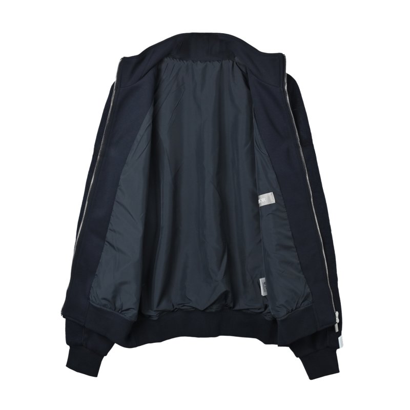 Stone Island Navy Zip-Up Overshirt Jacket view