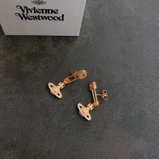 Vivienne Westwood Saturn Planet Drop Earrings Gold view 5