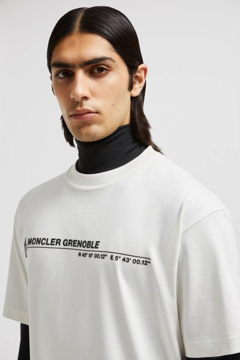 Moncler Grenoble Coordinates T-Shirt White