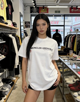 Moncler Grenoble Coordinates T-Shirt White view 7