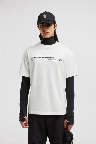 Moncler Grenoble Coordinates T-Shirt White view 8
