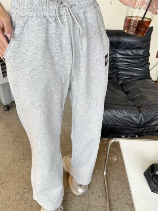 Fendi Logo Sweatpants Light Grey view 4